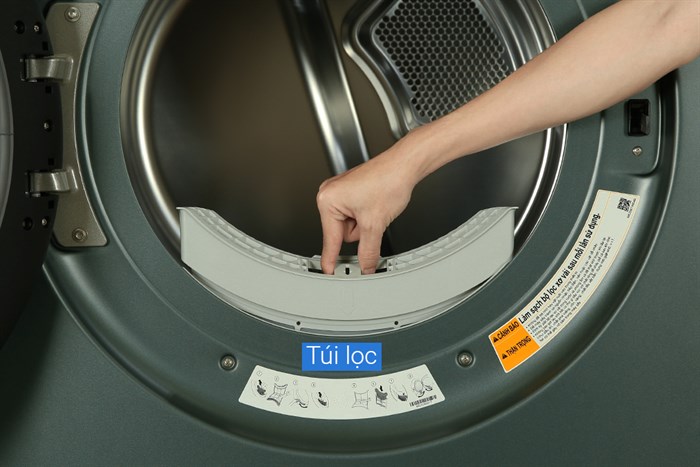 Tháp giặt sấy LG Inverter giặt 25 kg - sấy 17 kg WT2517NHEG